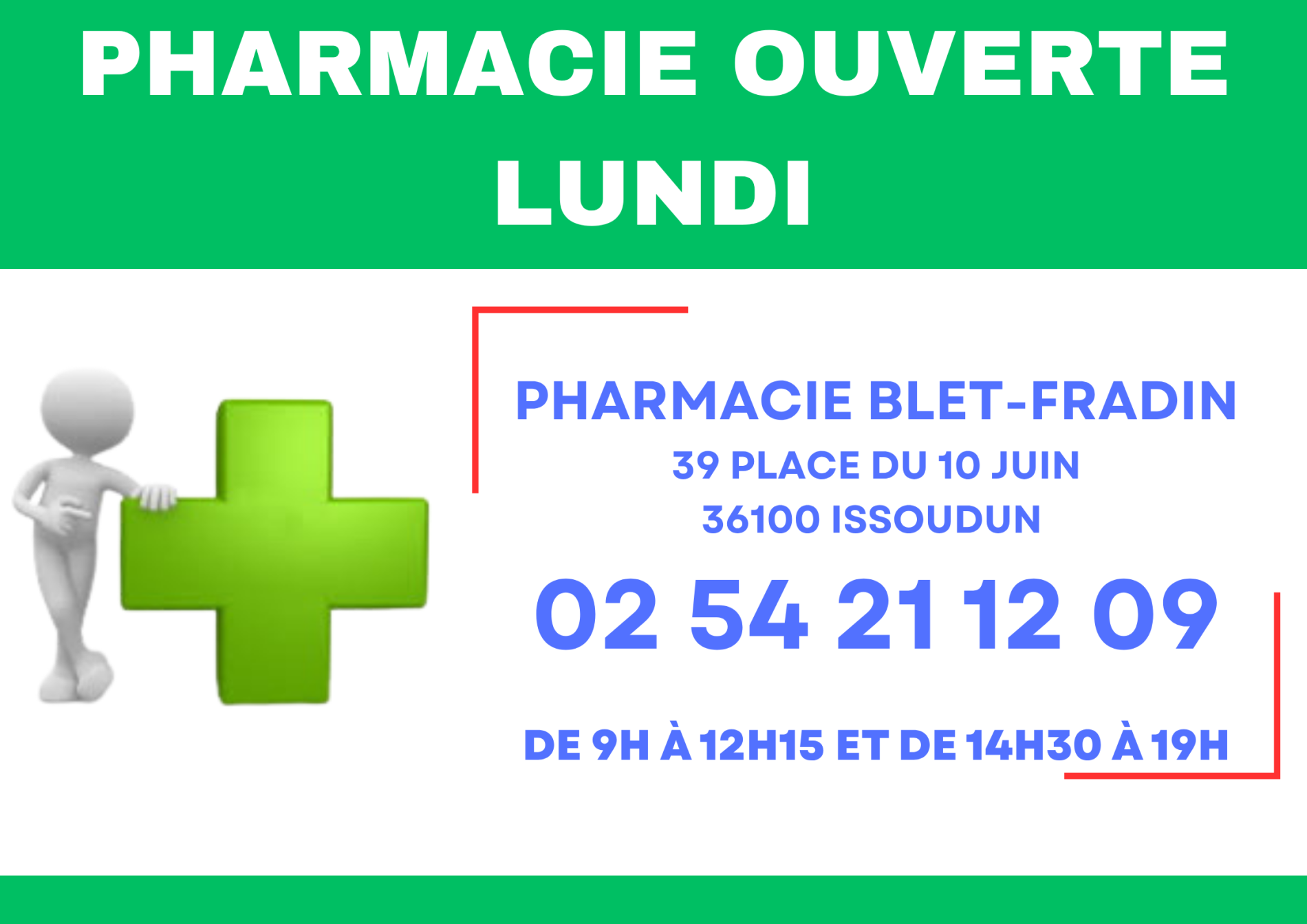 Garde lundi 10 août 2026